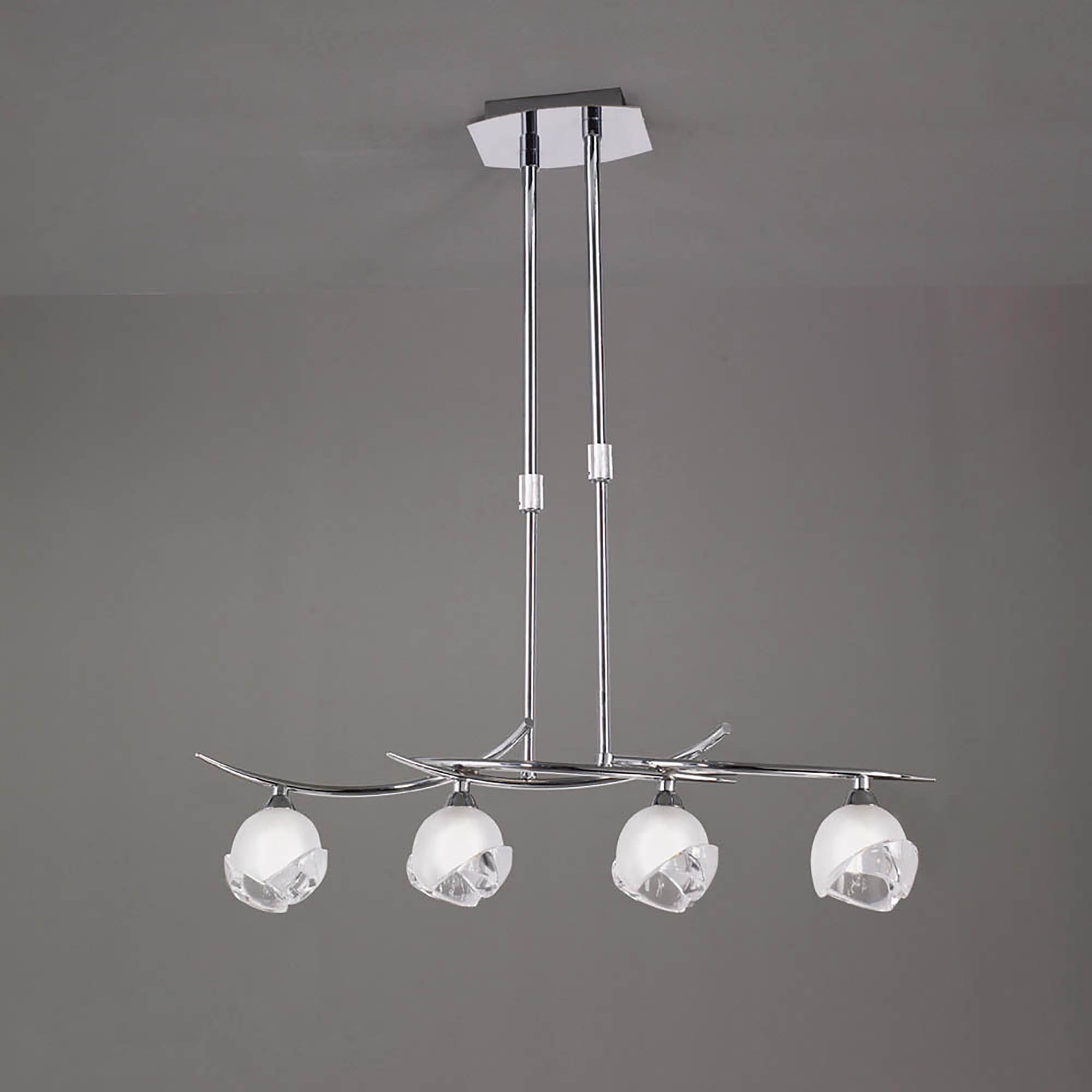 Fragma Polished Chrome Ceiling Lights Mantra Linear Fittings